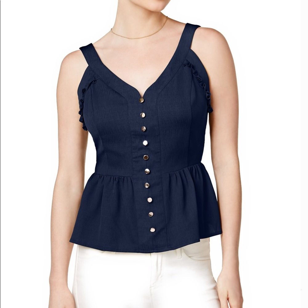 Maison jules peplum top